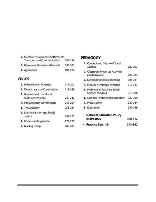 Arihant CTET and TETs 2026 Social Science and pedagogy English Medium for Class 6 to 8 Junior Level Teacher Exam