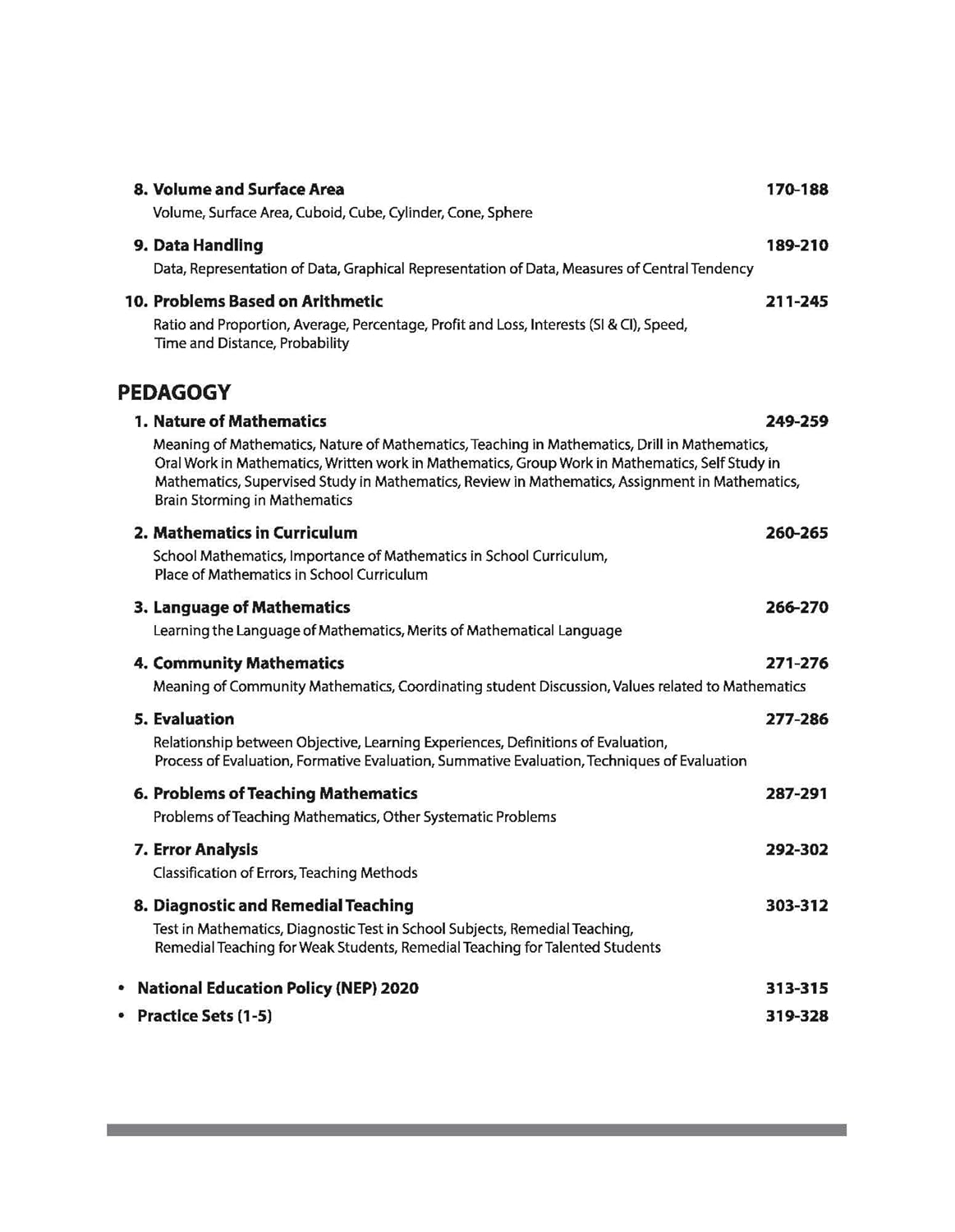 Arihant CTET and TETs 2026 Mathematics and Pedagogy English Medium for Class 6 to 8 Junior Level Teacher Exam