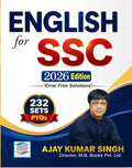Ajay Kumar Singh English for SSC 2026 Edition 232 Sets PYQs Error Free Solutions