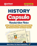 Arihant History Capsule Handwritten Notes English Medium for SSC Railway Police NDA CDS CAPF IB Teaching Exams State PCS and Other Exams
