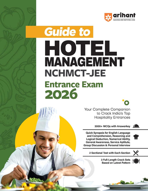 Arihant Hotel Management NCHMCT-JEE Entrance Exam 2026 Guide English Medium