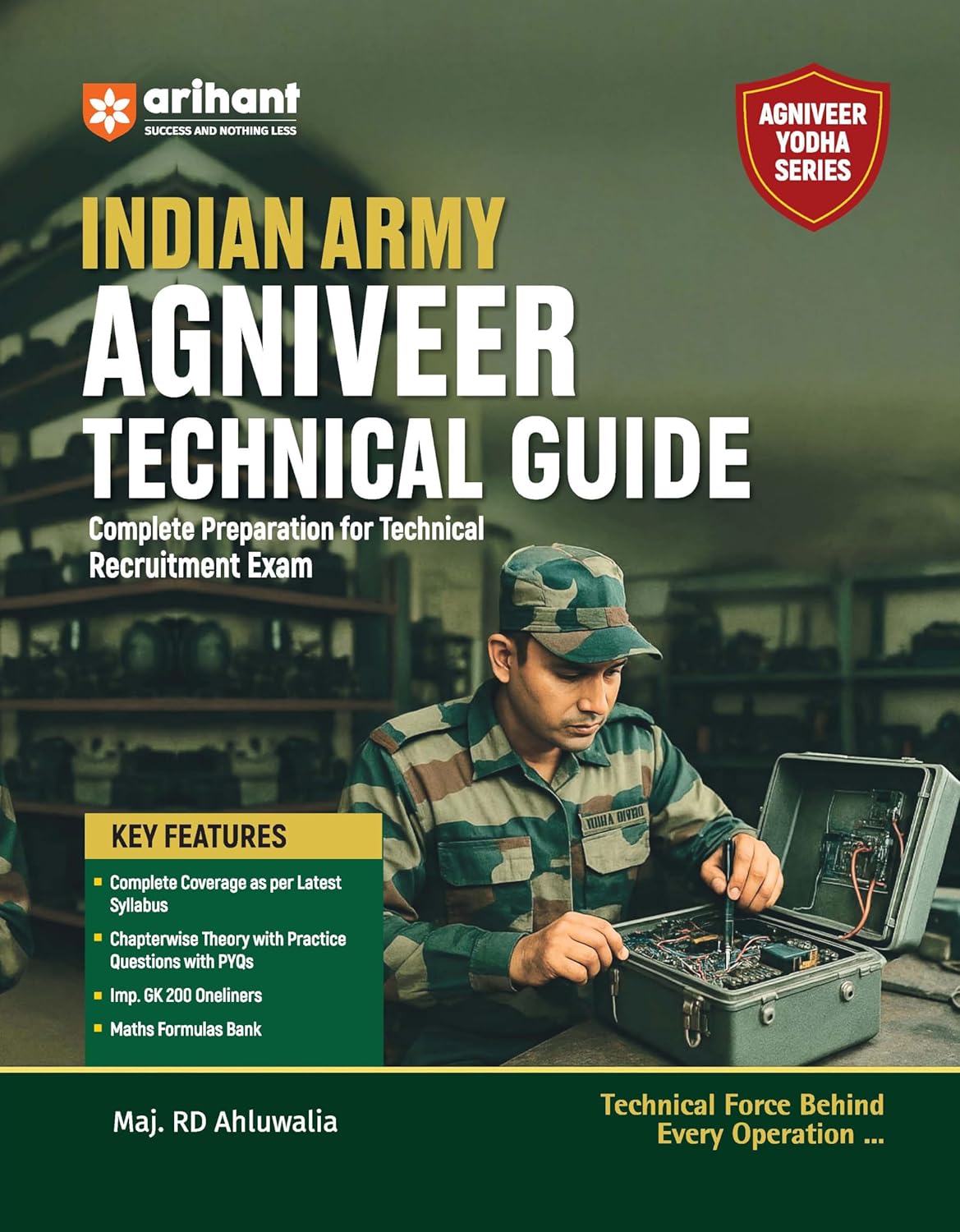 Arihant Indian Army Agniveer Technical 2026 Exam Guide English Medium By Major RD Ahluwalia