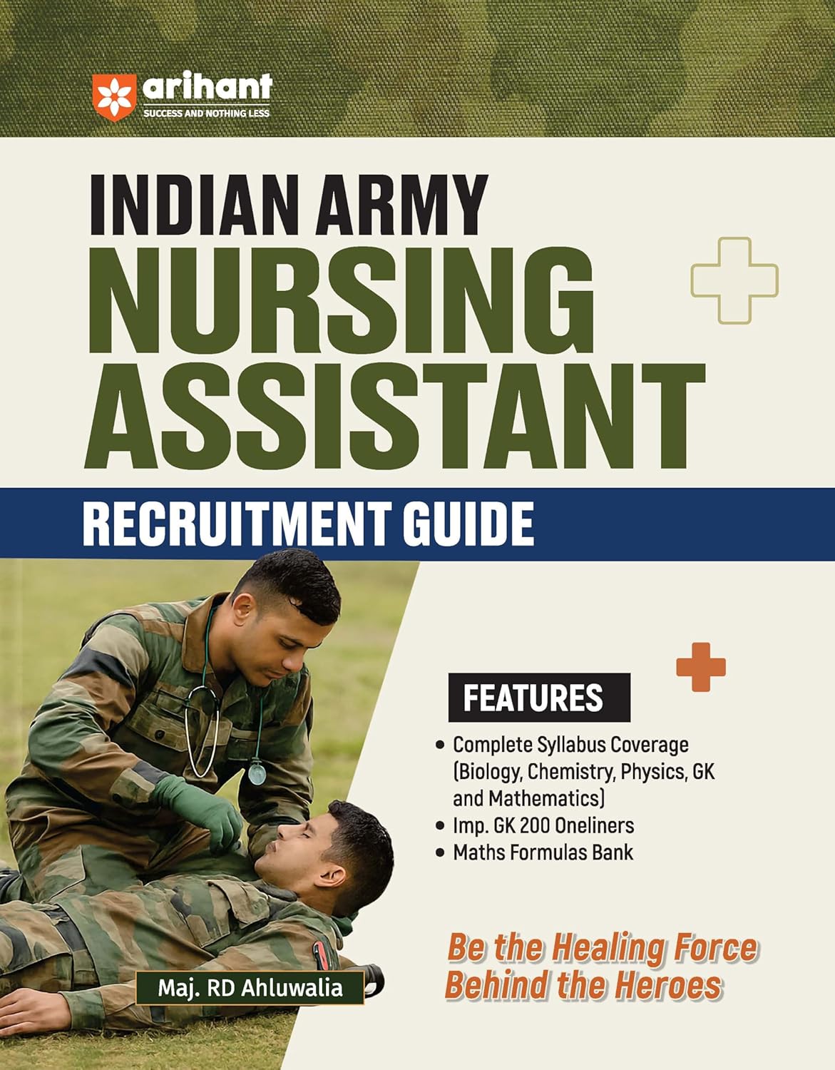 Arihant Indian Army Nursing Assistant 2026 Recruitment Guide English Medium By Major RD Ahluwalia