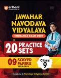 Arihant Jawahar Navodaya Vidyalaya Class 9 Entrance Exam 2027 20 Practice Sets with 9 Solved Paper 2026 to 2018 Hindi General Science Mathematics and English Free OMR Sheet Booklet English Medium
