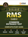Arihant RMS Rashtriya Military School Class 6 Entrance Test 2026 Complete Study Guide with Chapterwise Notes Solved Paper 2025 RMS PYQs 2018 to 2024 2000+ Practice MCQs with Detailed Solutions Latest Exam Pattern Based