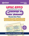 Arihant UPSC EPFO Recruitment Test 2026 Capsule Handwritten Notes Enforcement Officers Accounts Officers and Assistant Provident Fund Commissioner Exam Ready Notes with Solved Paper 2025 Revised Edition 2026