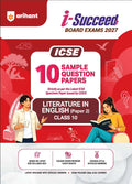 Arihant i Succeed ICSE 10 Sample Question Papers Class 10 English Paper 2 Exam 2027 Colour Coded Revision Cheat Sheets Council Style Detailed Answers Mind Maps for Last Minute Revision Based on ICSE Syllabus 2027