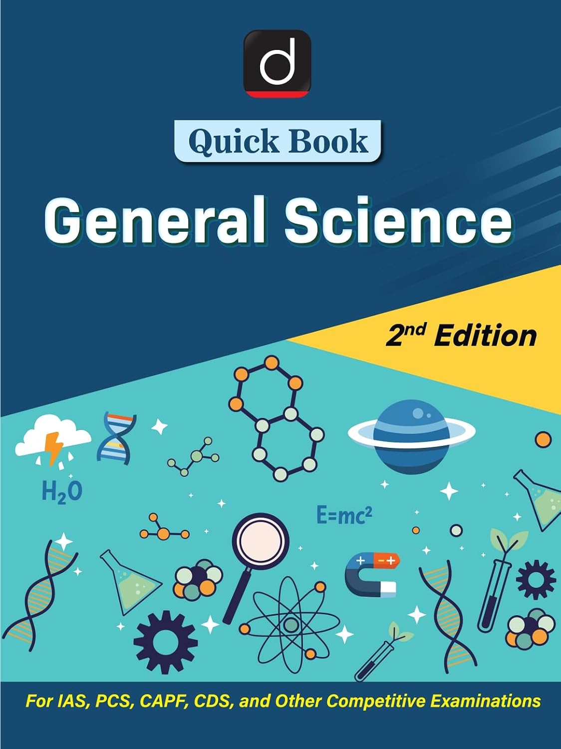 Drishti IAS Quick Book General Science 2nd Edition English Medium Complete Guide for IAS PCS CAPF CDS and Competitive Exams
