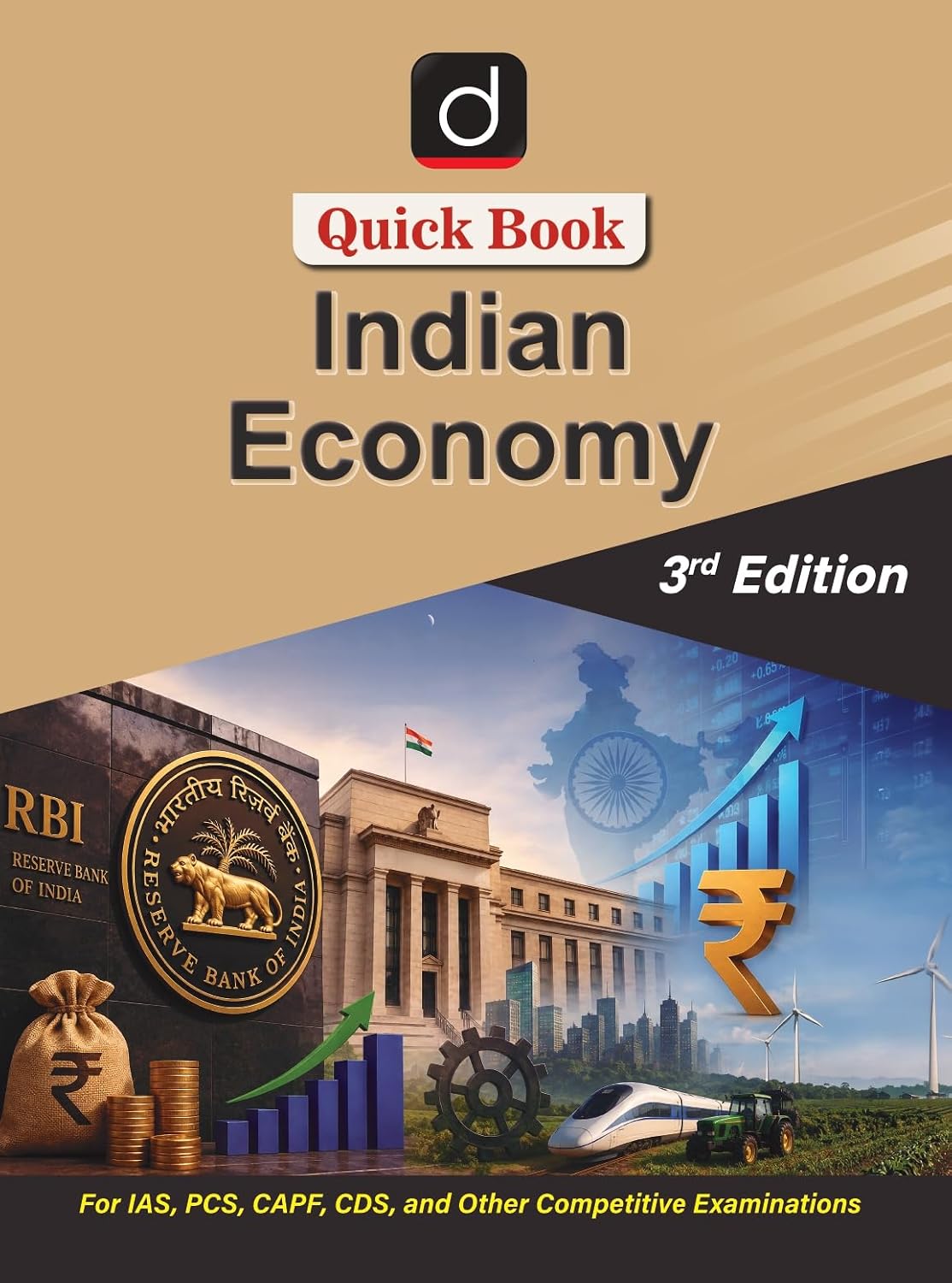 Drishti IAS Quick Book Indian Economy 3rd Edition English Medium For UPSC Civil Services IAS State PCS CAPF CDS and Other Competitive Examinations