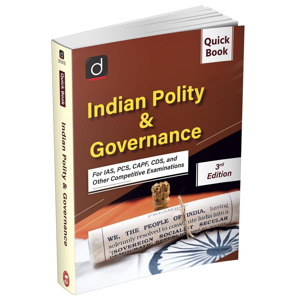 Drishti IAS Quick Book Indian Polity and Governance 3rd Edition English Medium For IAS PCS CAPF CDS and Other Competitive Exams