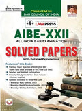  Kiran AIBE XXII All India Bar Examination Solved Papers By Indian Law Press 2026 Edition English Medium K 6200