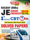 Kiran Railway JE Junior Engineer Stage 1 Solved Paper 19th February to 25th February 2026 Edition English Medium K 6144
