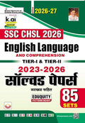 Kiran SSC CHSL English Language and Comprehension Tier 1 and Tier 2 Solved Papers 2026 2027 Edition Hindi Medium K 6225