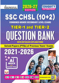 Kiran SSC CHSL Tier 1 and Tier 2 Question Bank 2021 to 2026 Eduquity Pattern Ready 2026 Edition English Medium K 6222