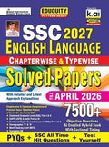 Kiran SSC English Language 2027 Chapterwise and Typewise PYQs Eduquity Pattern Ready with Smart Solutions PYQs + SSC All Time Hit and Test Yourself Total 7500+ Questions English Medium K 6018
