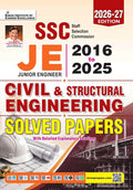 Kiran SSC JE Junior Engineer Civil and Structural Engineering 2016 to 2025 Solved Papers 2026 2027 Edition English Medium K 6217