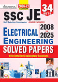 Title- Kiran SSC JE Junior Engineer Electrical Engineering 2008 to 2025 Solved Papers 2026 2027 Edition English Medium K 6219