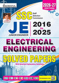 Kiran SSC JE Junior Engineer Electrical Engineering 2016 to 2025 Solved Papers 2026 2027 Edition English Medium K 6216