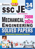 Kiran SSC JE Junior Engineer Mechanical Engineering 2008 to 2025 Solved Papers 2026 2027 Edition English Medium K 6221