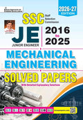 Kiran SSC JE Junior Engineer Mechanical Engineering 2016 to 2025 Solved Papers 2026 2027 Edition English Medium K 6218