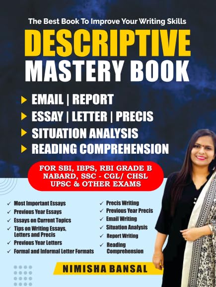 Nimisha Bansal Descriptive Mastery Book For All Exams