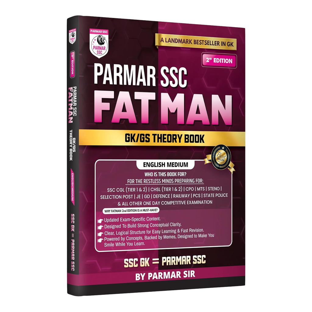 Parmar SSC Fatman 2nd Edition 2026 English Medium GK GS Theory Book