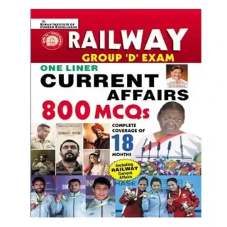 Kiran Railway Group D Exam One Liner Current Affairs Book in English